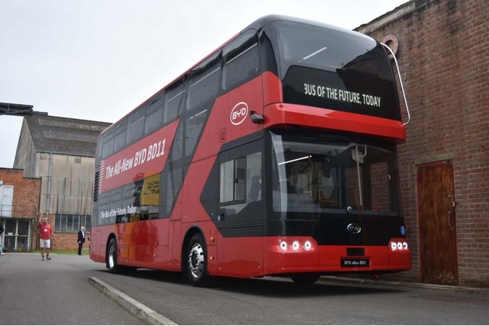 BYD Luncurkan Bus Tingkat Listrik, Bisa Tempuh Jarak 640 Km