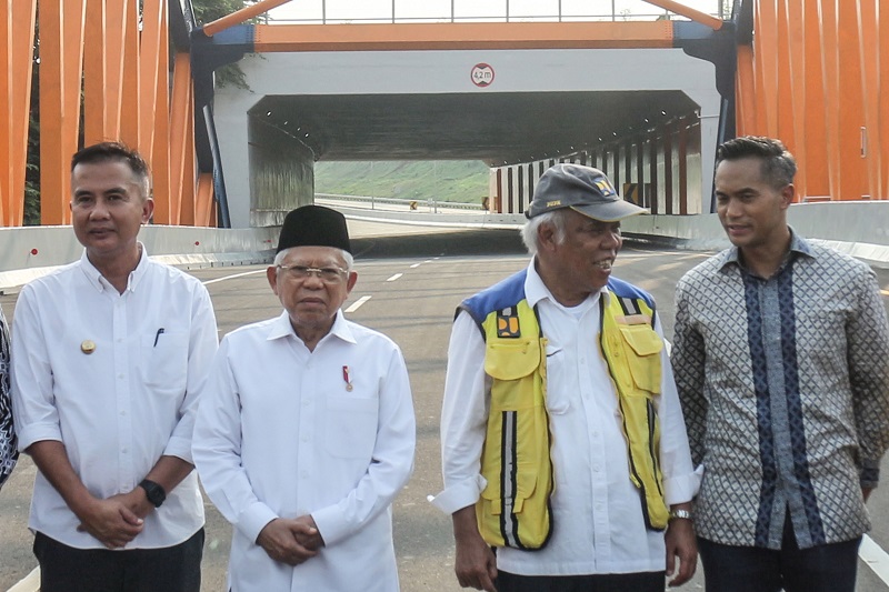 Tol Cimanggis Cibitung Diresmikan oleh Wakil Presiden RI KH Ma’ruf Amin